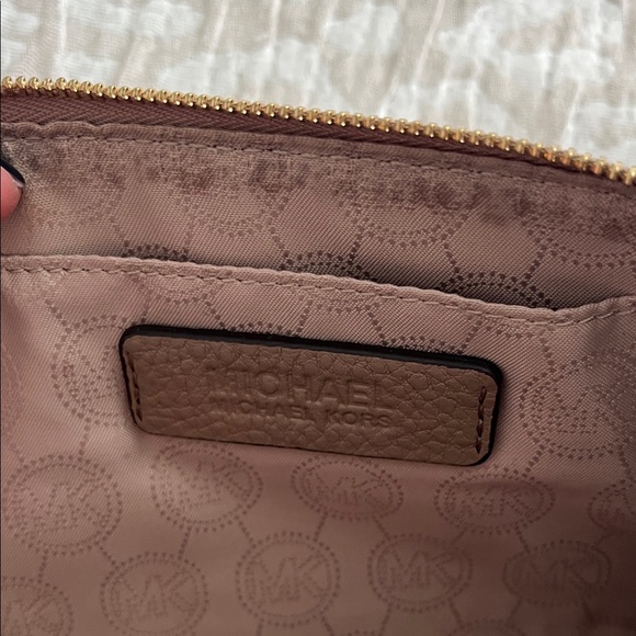 Michael Kors Tan Leather Wristlet - Picture 3 of 4